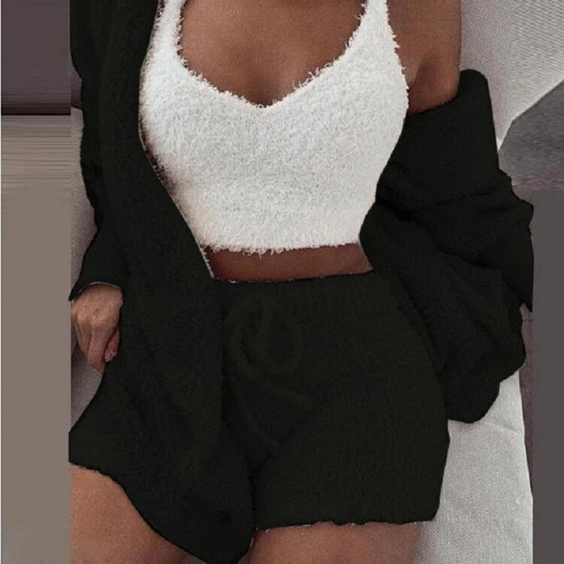 COSY KNIT SET (3PIECES)