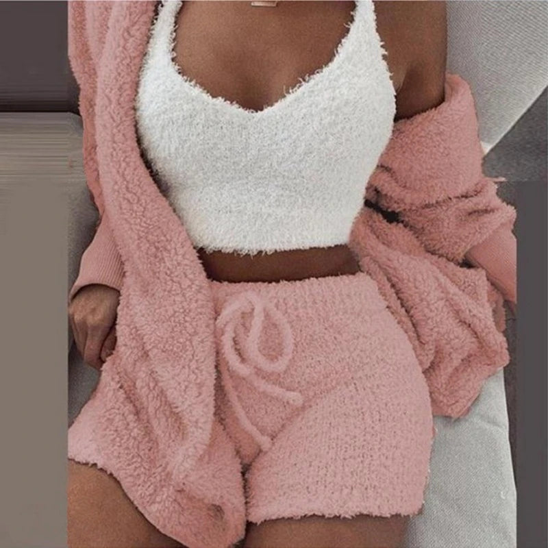 COSY KNIT SET (3PIECES)