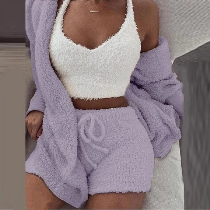 COSY KNIT SET (3PIECES)