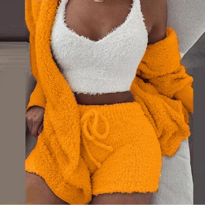 COSY KNIT SET (3PIECES)